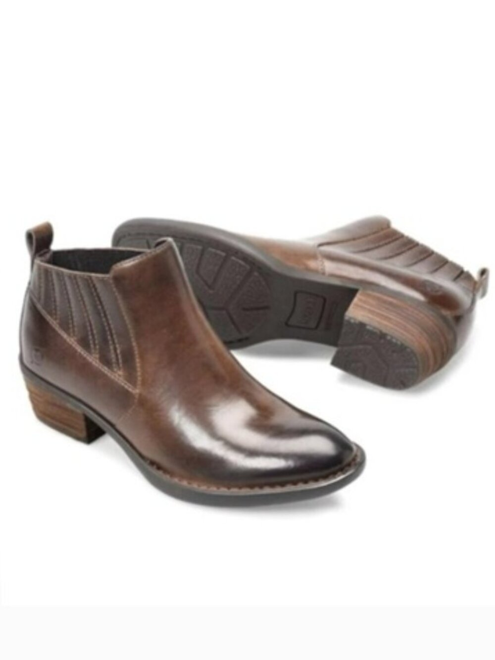 BORN Beebe women's Booties Brown 8.5M